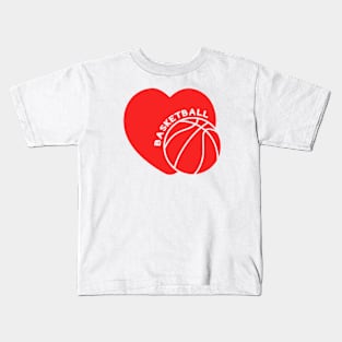 Retro Basketball Kids T-Shirt